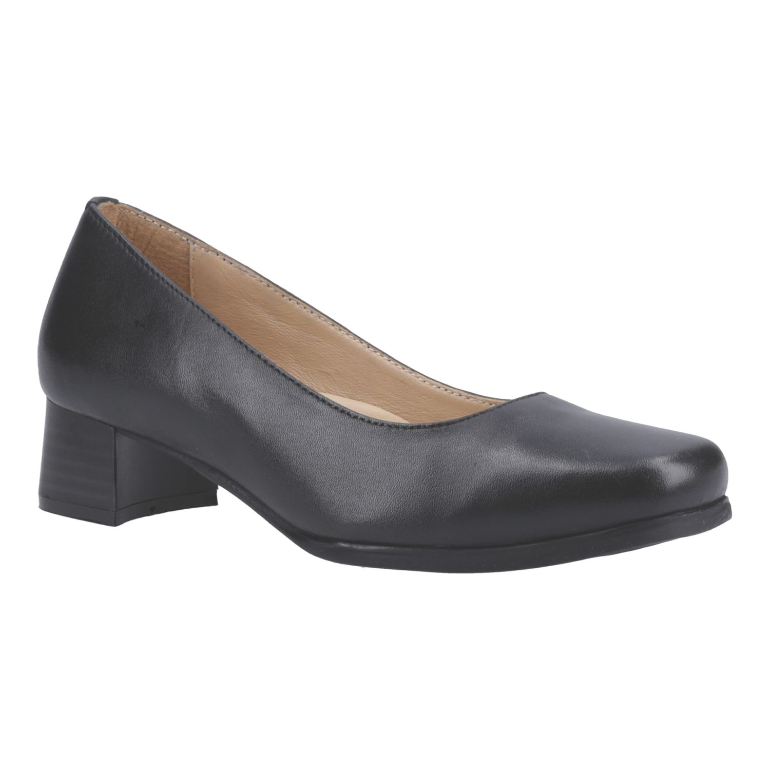 Amblers Walford Wide Size 8 Womens Black Slip-On Non Safety Shoes (151XW)