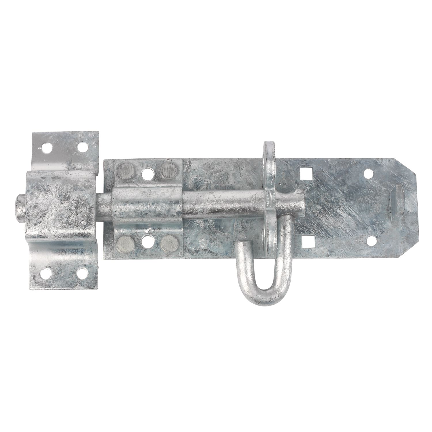 GateMate Brenton Padbolt with Elongated Keep Silver 212mm (151YV)