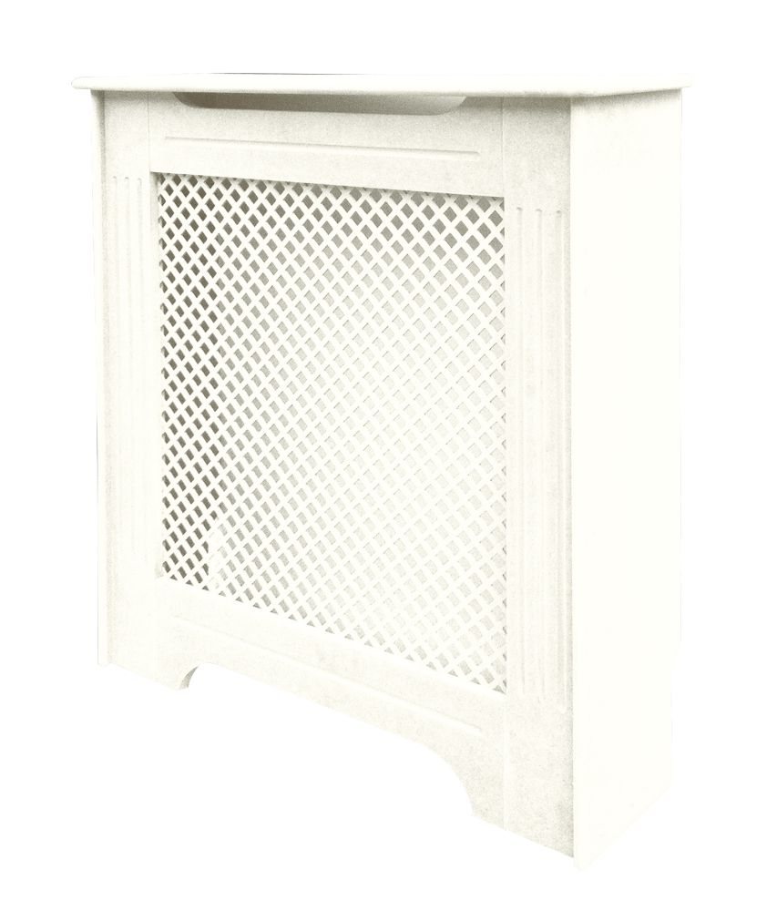Victorian Radiator Cover White 820mm x 210mm x 868mm Screwfix