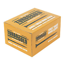 TurboGold  PZ Double-Countersunk  Multipurpose Screws 5mm x 70mm 100 Pack