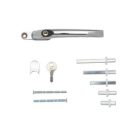 Mila Left or Right-Handed ProLinea Espagnolette uPVC Window Handle Polished Chrome