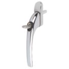 Mila Left or Right-Handed ProLinea Espagnolette uPVC Window Handle Polished Chrome