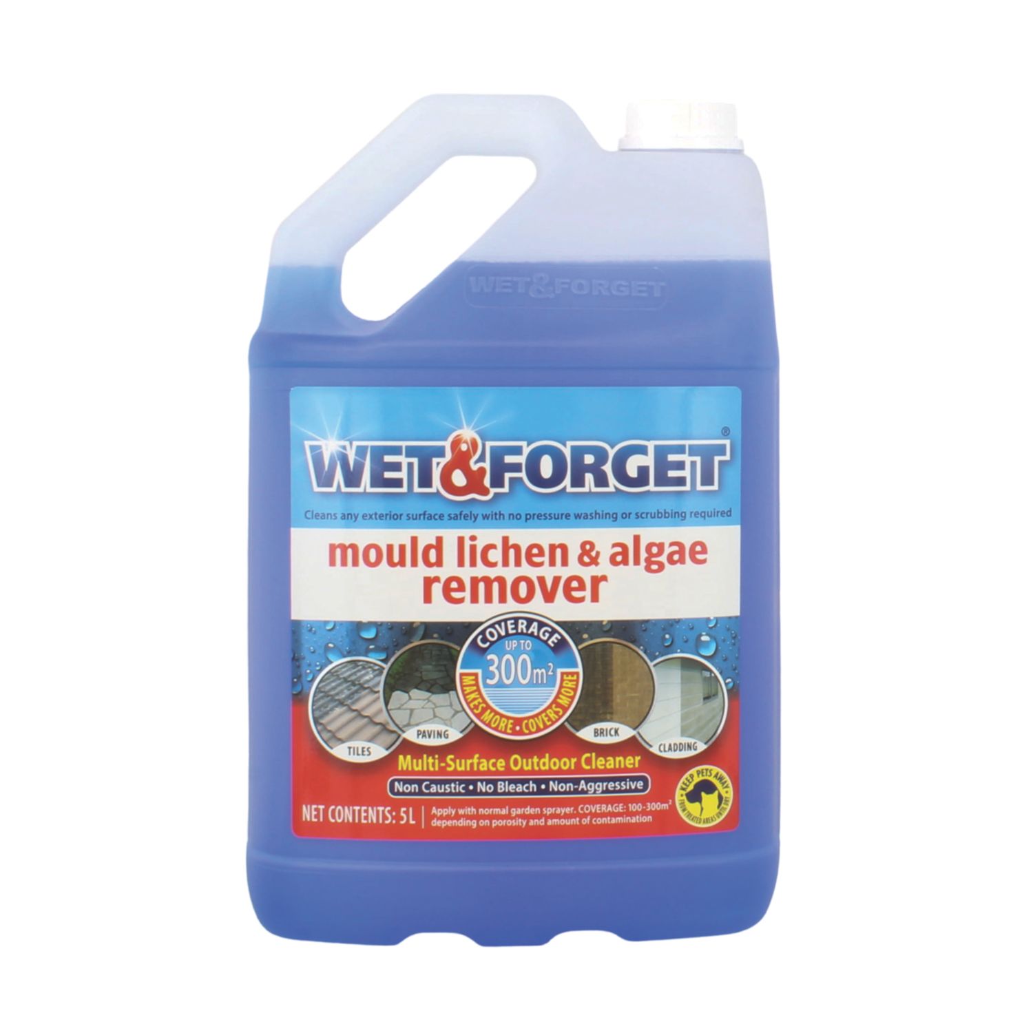 Wet & Forget Mould, Lichen & Algae Remover 5Ltr (152CX)