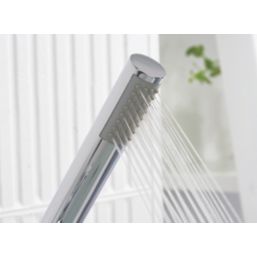 Bristan Orta Chrome-Plated 125mm Deck Mounted Dual Control Manual Shower Mixer Tap