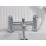 Bristan Orta Chrome-Plated 125mm Deck Mounted Dual Control Manual Shower Mixer Tap