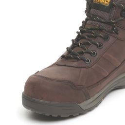 DEWALT Pasco Size 10  Brown  Steel Toe Cap Safety Boots