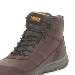 DEWALT Pasco Size 10  Brown  Steel Toe Cap Safety Boots