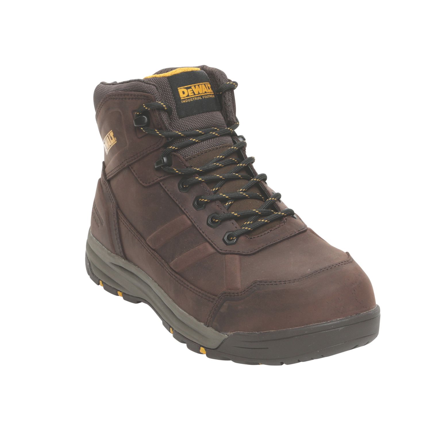 DEWALT Pasco Size 10 Brown Steel Toe Cap Safety Boots (152FN)