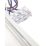 Knightsbridge BATSC Single 5ft Maintained or Non-Maintained Switchable Emergency LED Self-Test Batten With Microwave Sensor 22/41W 3300 - 6040lm 230V