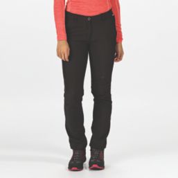 Regatta Fenton Womens Softshell Trousers Black Size 14 31" L