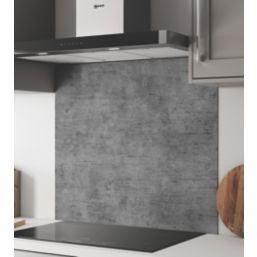 Wilsonart  Brooklyn Concrete Wide Hob Splashback 900mm x 800mm x 4mm