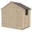 Forest  7' x 5' (Nominal) Apex Overlap Timber Shed with Base & Assembly
