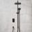 Triton Envi DuElec Matt Black 9kW Thermostatic Electric Shower