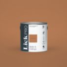 LickPro  Matt Orange 02 Emulsion Paint 2.5Ltr