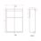 Alaska Bathroom Fitted Furniture RH Pack Vanity with Basin Dark Green Matt 1244mm x 355mm x 997mm