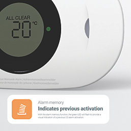 FireAngel  FA3322 Battery Standalone Digital Display Carbon Monoxide Alarm