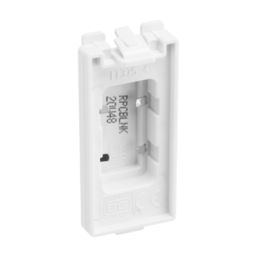 British General Nexus Metal Grid 1-Module Grid Blanking Plate Polished Chrome