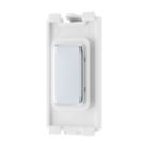 British General Nexus Metal Grid 1-Module Grid Blanking Plate Polished Chrome