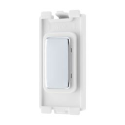 British General Nexus Metal Grid 1-Module Grid Blanking Plate Polished Chrome