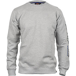 Dickies Okemo Graphic Sweatshirt Grey Melange Medium 39" Chest