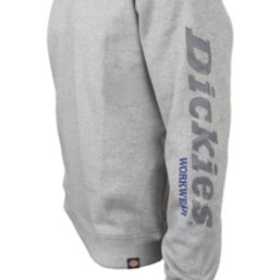 Dickies Okemo Graphic Sweatshirt Medium Melange Grey - Screwfix 39\