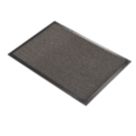 COBA Vyna-Plush Entrance Mat Black/Brown 0.9m x 0.6m x 7mm