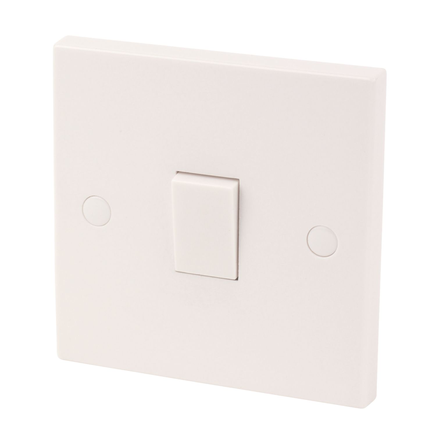 Essentials 10AX 1-Gang Intermediate Switch White (1535D)