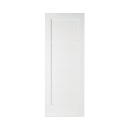 Jeld-Wen  Primed White Wooden 1-Panel Shaker Internal Door 1981mm x 762mm