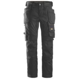 Snickers 6241 Work Trousers Black 44" W 30" L