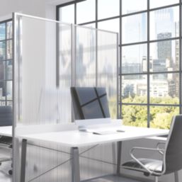 Radmat Building Materials Twinwall Polycarbonate Sheet Clear 1000mm x 10mm x 2500mm 3 Pack