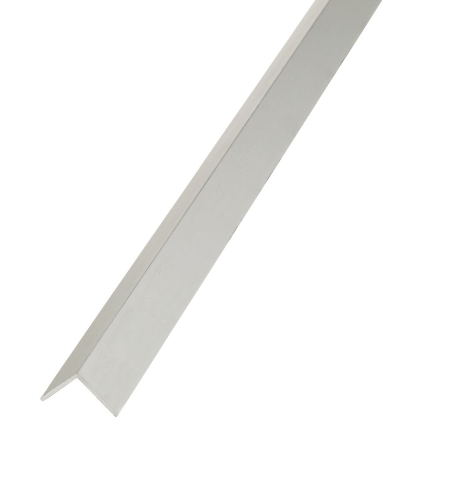 Rothley Anodised Aluminium Angle 1000mm x 25mm x 25mm Screwfix