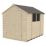Forest  6' x 8' (Nominal) Apex Overlap Timber Shed with Base