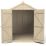 Forest  6' x 8' (Nominal) Apex Overlap Timber Shed with Base