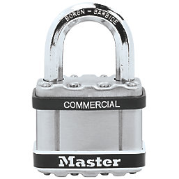 Master Lock Excell Laminated Steel Master Keyed Weatherproof   Padlock 51mm