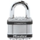 Master Lock Excell Master Keyed Weatherproof   Padlock Steel 51mm