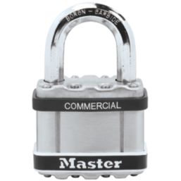 Master Lock Excell Master Keyed Weatherproof   Padlock Steel 51mm