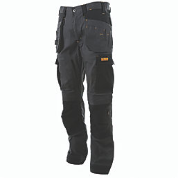 DeWalt Barstow Holster Work Trousers Charcoal Grey 32" W 29" L