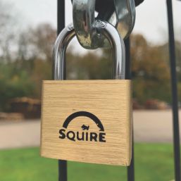 Squire LN4S Brass  All-Weather   Marine Padlock 39.5mm