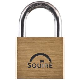 Squire LN4S Brass  All-Weather   Marine Padlock 39.5mm