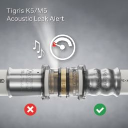 Wavin Tigris K1 12V 1 x 2.0Ah Li-Ion RedLithium Brushless Cordless MLCP Pressing Tool 16-40mm