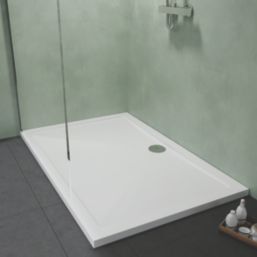 ETAL Pearlstone Matrix Rectangular Shower Tray White 1400mm x 900mm x 40mm