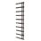 Towelrads 1800mm x 500mm 1945BTU Black Flat Designer Towel Radiator