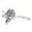 GateMate Medium Gate Catch Silver 120mm