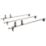 Van Guard VG255-3 Vauxhall Vivaro 2001 - 2014 ULTI Van Roof Bars 1570mm