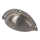 Essentials Shell Drawer Pull 90mm Antique Brass