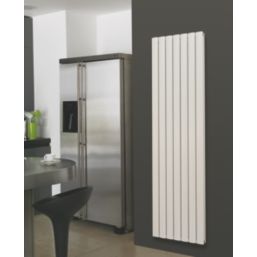 Glow 1800mm x 485mm 5642BTU White Vertical Designer Radiator