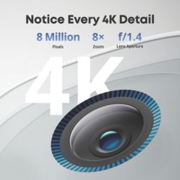 Eufy S330  White Wireless Homebase 3 Security Camera System & 2 4K Indoor & Outdoor Cameras