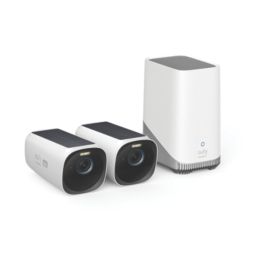 Eufy S330  White Wireless Homebase 3 Security Camera System & 2 4K Indoor & Outdoor Cameras