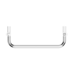 Flomasta U-Shape 760mm x 500mm 1143BTU Chrome Vertical Designer Radiator