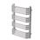 Flomasta U-Shape 760mm x 500mm 1143BTU Chrome Vertical Designer Radiator